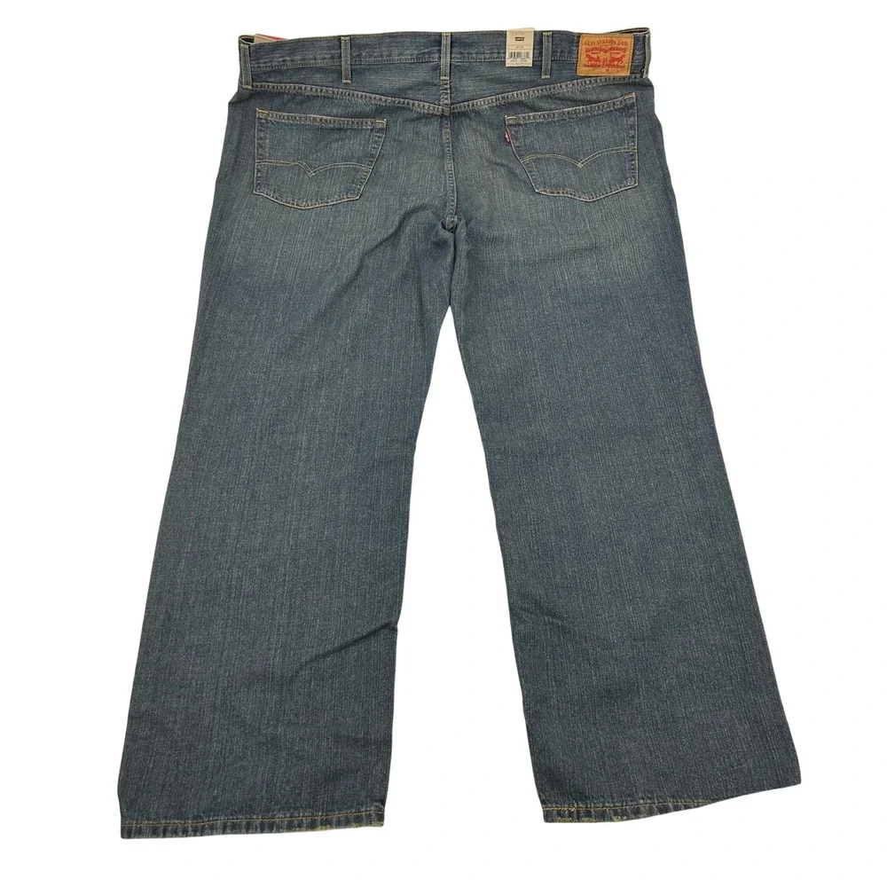 Levi's 559 Relaxed Straight Jeans Mens 48x32 Blue Medium Wash 100% Cotton NEW